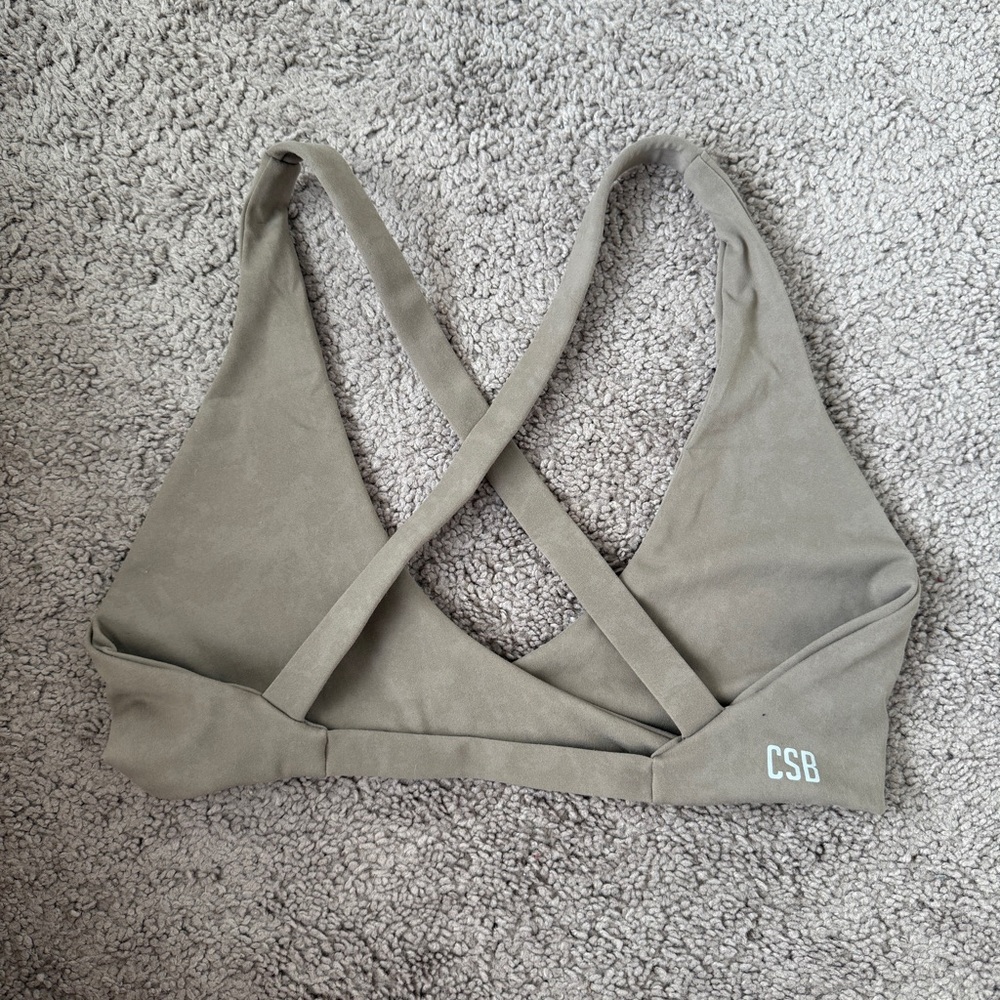 CSB Women's Olive Sports Bra